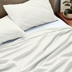 Flachbettblatt Set 200 x 200 CM Cremefarben
